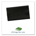 Just Launched | Stout by Envision T2424B10 24 in. x 24 in. 1 mil. 10 Gallon Total Recycled Content Plastic Trash Bags - Brown/ Black (250/Carton) image number 3