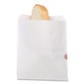 Food Trays, Containers, and Lids | Bagcraft 300405 6 in. x 6.5 in. Grease-Resistant Single-Serve Bags - White (2000/Carton) image number 3