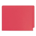 File Folders | Smead 25740 0.75 in. Expansion Heavyweight Colored End Tab 2-Fastener Folders - Letter Size/Red Exterior (50/Box) image number 0