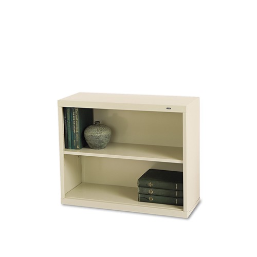 Office Filing Cabinets & Shelves | Tennsco B-30-CPY 34.5 in. x 13.5 in. x 28 in. Two-Shelf Metal Bookcase - Putty image number 0