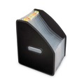 File Folders | C-Line 58810 10 in. Expansion 13 Sections 1/12-Cut Tabs Vertical Expanding File - Letter Size, Black image number 5