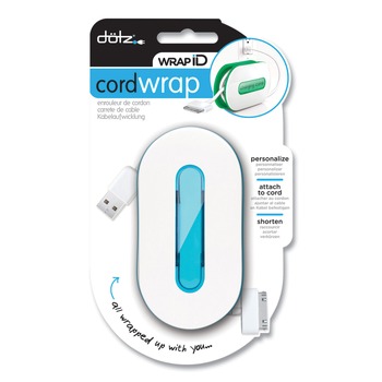 Dotz 21904 WrapID Holds Up to 6 ft. of Cord - Blue