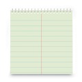 Back to School Sale | Universal UNV76610 60 Sheet 6 in. x 9 in. Pitman Rule Green Tint Steno Book image number 2