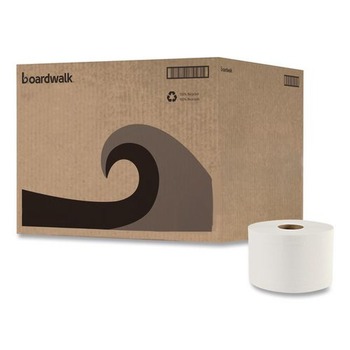 Boardwalk BWK45XTRA 2-Ply OptiCore Green Xtra Septic Safe Controlled Bath Tissue - White (36/Carton)