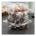 Food Trays, Containers, and Lids | Dart PET57PST1 5.86 in. x 3.11 in. ClearSeal Hinged-Lid Plastic Containers - Clear (500/Carton) image number 3