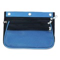 Binders | Charles Leonard 76365-3 10.25 in. x 7.5 in. Three-Pocket Binder-Insertable Expandable Pencil Pouch - Assorted Colors (3/Pack) image number 1