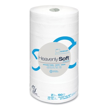 Papernet 410131 2-Ply 8 x 11 Heavenly Soft Special Kitchen Paper Towels - White (30/Carton)