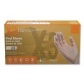 Disposable Gloves | Ammex GPX348100 3 mil Industrial Powder-Free Vinyl Gloves - X-Large, Clear (1000/Carton) image number 0