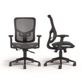Office Chairs | Alera ALEHL42BME18 Hollins Ergonomic Mesh Swivel Task Chair Supports Up to 275lb 18.57 to 22.54 Seat Height Black Seat/Back Black Base image number 8