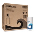Paper Towels and Napkins | Boardwalk 4513 11 in. x 9 in. 2-Ply Kitchen Roll Towel - White (30/Carton) image number 0