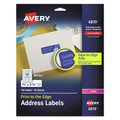 Just Launched | Avery 06870 Print-to-the-Edge 3/4 in. x 2-1/4 in. Return Address Labels - White (750/Pack) image number 2