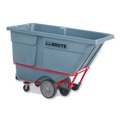 Cleaning Carts | Rubbermaid Commercial 2192467 1 cu yd BRUTE DURATILT Frame Tilt Truck Heavy Duty 2100 lb Capacity Gray image number 0