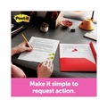 Page Flags | Post-it Flags 680-HVSHR Sign Here High Volume Flag Dispenser - Red (200/Pack) image number 3