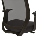Office Chairs | Alera ALEWX46BME17 27.95 in. to 33.66 in. Seat Height Supports Up to 275 lbs. Mesh Back Wessex Drafting Stool - Black image number 3