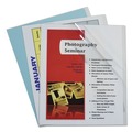 Report Covers & Pocket Folders | C-Line 31357 8-1/2 in. x 11 in. Binding Bar Vinyl Report Covers - Clear (100/Box) image number 1