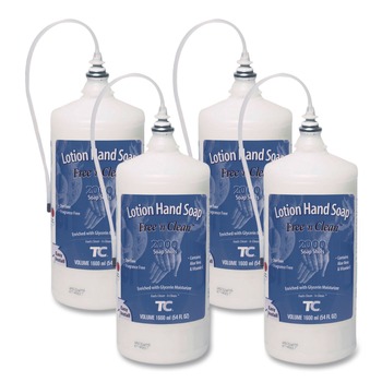ODOR CONTROL | Rubbermaid Commercial FG402364 OneShot 1,600 mL Lotion Soap Refill - Fragrance-Free (4/Carton)