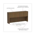 Office Desks & Workstations | Alera VA287215WA Valencia Series 70.63 in. x 15 in. x 35.38 in. 3-Compartment Hutch - Modern Walnut image number 8