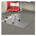 Office Chair Mats | Alera CM1J232ALEPL 45 x 53 Occasional Use Studded Chair Mat for Flat Pile Carpet - Clear image number 5