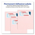 Labels | Avery 06522 Easy Peel 2 in. x 4 in. Mailing Labels with Sure Feed Technology - Glossy Clear (10/Sheet, 10 Sheets/Packt) image number 5