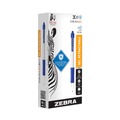 Pens | Zebra 41620 0.7 mm Retractable Fine Sarasa Dry X20plus Gel Pen - Blue Ink, White/Blue Barrel (12/Pack) image number 1