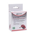 Back to School Sale | Innovera IVR62204 2.4 GHz Frequency 30 ft. Wireless Range Left/Right Hand Use Mini Wireless Optical Mouse - Red/Black image number 5