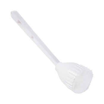 Boardwalk BWK00170EA 2 in. Plastic Cone Head Bowl Mop with 10 in. Handle - White