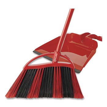 BROOMS | O-Cedar 172134EA 57 in. Handle One Sweep LG Broom with Dustpan - Red/Black/Gray