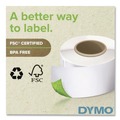 Back to School Sale | DYMO 30323 LabelWriter 2.12 in. x 4 in. Shipping Labels - White (1/Box) image number 3