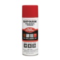 Painting | Rust-Oleum 1660830 12 oz. Aerosol Can Industrial Choice 1600 System Multi-Purpose Enamel Spray Paint - Flat Safety Red (6/Carton) image number 0
