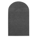 Floor Mats | Guardian EGDSF030604 EcoGuard 36 in. x 72 in. Diamond Single Fan Floor Mat - Charcoal image number 2