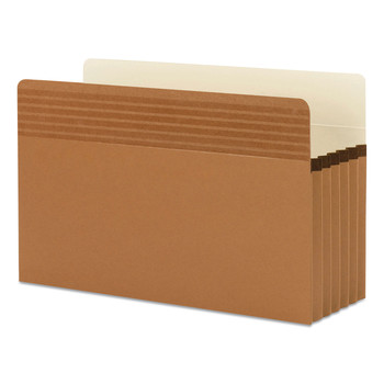 Smead 73211 5.25 in. Expansion Legal Size Easy Grip Pockets - Redrope (10/Box)