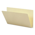 File Folders | Smead 27250 Straight Tabs Legal Size 0.75 in. Expansion Extended End Tab Folders - Manila (100/Box) image number 0