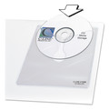 Sheet Protectors | C-Line 70568 1 Disc Capacity Self-Adhesive CD Holder - Clear (10/Pack) image number 1