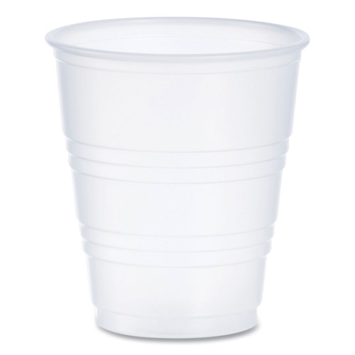  | Dart Y5 5 oz. High-Impact Polystyrene Cold Cups - Translucent (100/Pack) image number 0