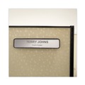 Office Presentation Supplies | Advantus 75329 9 in. x 2 in. Panel Wall Sign Acrylic Name Holder - Clear (6/Pack) image number 6