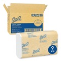 Paper Towels and Napkins | Scott 03623 10.13 in. x 13.15 in. 1-Ply Essential C-Fold Towels - White (9 Packs/Carton) image number 0