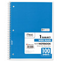 Notebooks & Pads | Mead 05514 (100) 10.5 in. x 7.5 in. Sheets 1-Subject Wide/Legal Rule Spiral Notebook - Randomly Assorted Cover Color image number 2