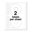 Labels | Avery 05931 Laser CD Labels - Matte White (50/Pack) image number 2
