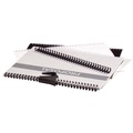 Sheet Protectors | GBC 2515665P 5/16 in. Capacity Instant Report Kit - Clear/Black Cover/Black Spine (2/Pack) image number 3
