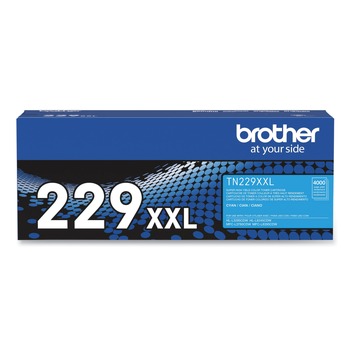 Brother TN229XXLC 4,000 Page-Yield Super High-Yield Toner - Cyan