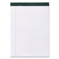 Notebooks & Pads | Roaring Spring 74713 8.5 x 11 Sheets (40) Recycled Wide/Legal Rule Pad - White (1-Dozen) image number 1