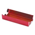 Retail Store Supplies | CONTROLTEK 560065 3.5 in. x 10 in. x 1.75 in. Pennies Stackable Metal Coin Tray - Red image number 0
