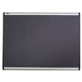 Bulletin Boards | Quartet MB543A Prestige Plus 36 x 24 Magnetic Fabric Bulletin Boards - Gray Surface/Silver Aluminum Frame image number 6