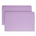 File Folders | Smead 17410 0.75 in. Expansion Reinforced Top Tab Colored File Folders - Lavender/Legal Size (100/Box) image number 0