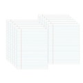 Notebooks & Pads | Universal UNV11000 8.5 in. x 11 in. Glue Top Pads - Legal Rule, White (1 Dozen) image number 1
