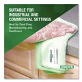 Cleaning Cloths | Unger MF400 16 in. x 15 in. SmartColor Microfiber MicroWipes - Green (10/Pack) image number 4