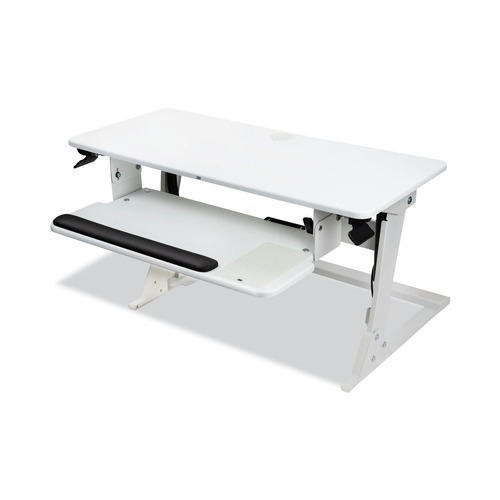 Office Desks & Workstations | 3M SD60W 35.4 in. x 23.2 in. x 6.2 in. to 20 in. Precision Standing Desk - White image number 0