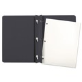 Report Covers & Pocket Folders | Oxford 52506EE 3 Fasteners Report Cover Panel and Border Cover - Letter, Black (25/Box) image number 2
