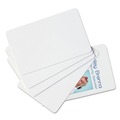 Label & Badge Holders | SICURIX BAU80300 2-1/8 in. x 3-3/8 in. Blank ID Card - White (100/Pack) image number 0