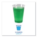  | Boardwalk BWKTRANSCUP14CT 14 oz. Plastic Cold Cups - Translucent (1000/Carton) image number 4
